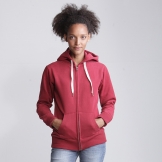 Women's zip-through superstar hoodie